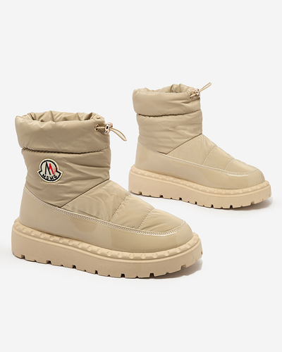 "Royalfashion" Šviesiai rudos spalvos moteriški sniego batai Ireda