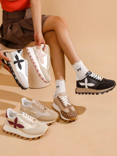 Royalfashion moterims skirti sportiniai kedai ant storesnio pado Aloqa