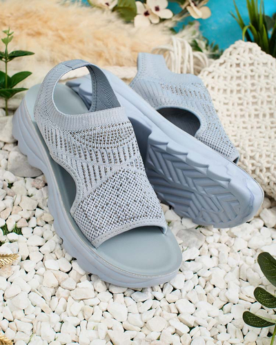 Royalfashion Moteriški sandalai su cirkoniais Alebin