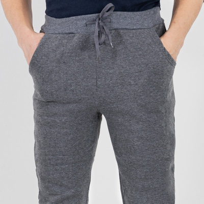 Мужские серые утепленные костюмы - Одежда