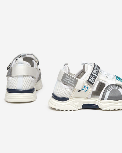 Белые детские сандалии на липучках Wukapi - Обувь