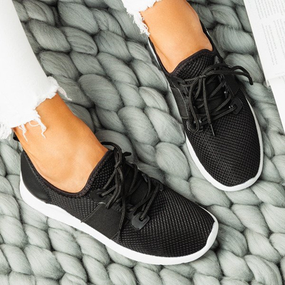 Czarne sportowe buty damskie Kaetlyn - Obuwie