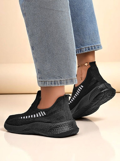 Royalfashion Женские спортивные слипоны из ткани