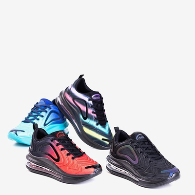 Мужская спортивная обувь бирюзового цвета с прозрачной подошвой Aierda - Обувь