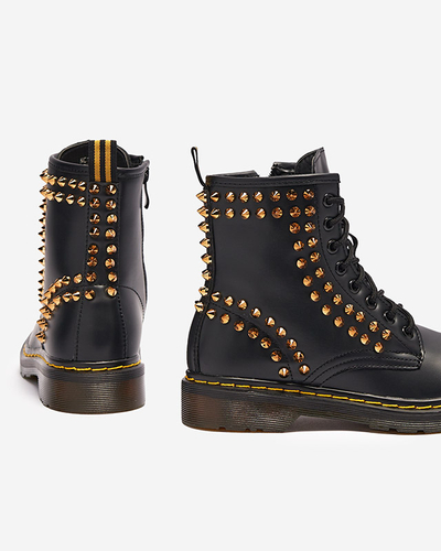 Черные женские ботинки-багги с шипами Operias - Обувь