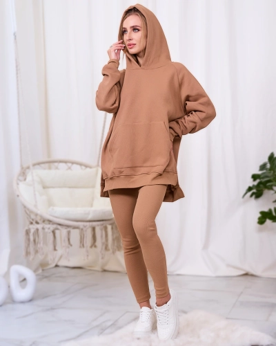 "Royalfashion Camel" 2 dalių moteriškas komplektas