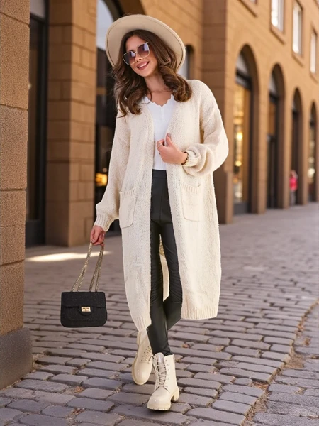 Женский кардиган Royalfashion из вязаного материала