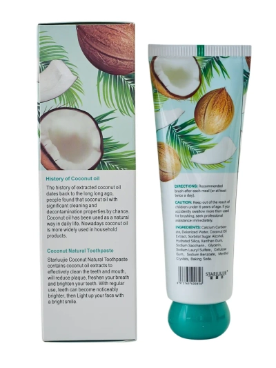 Dantų pasta su kokoso aliejumi 100 g