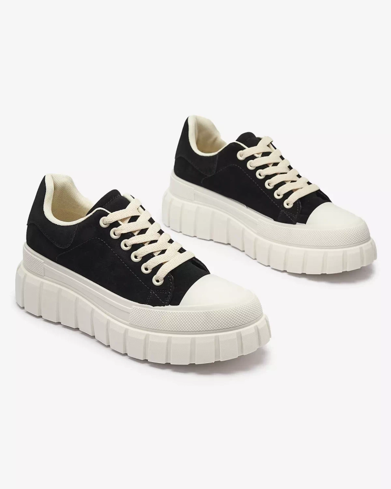 Черные спортивные кроссовки на платформе Nakkoc- Footwear