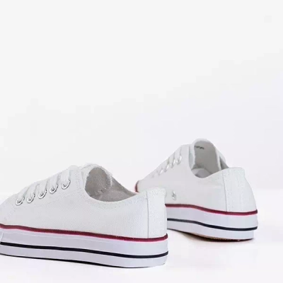 Białe dziecięce trampki Franklin - Obuwie