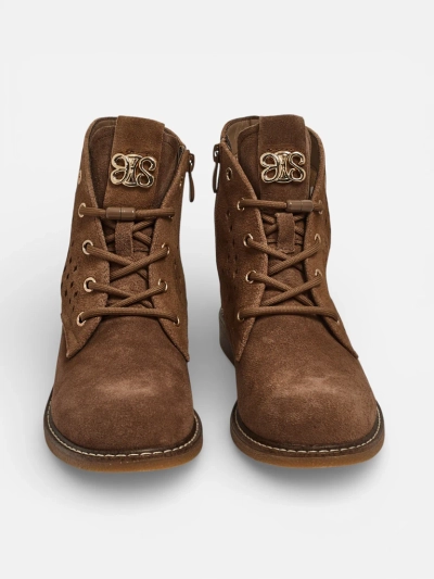 Ажурные ботинки женские из натуральной кожи Aurelias