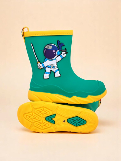 Royalfashion детские резиновые сапоги с астронавтом Cosmos Boy
