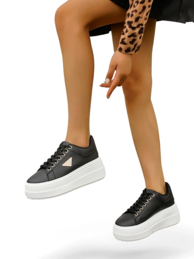 Спортивные кроссовки на платформе Royalfashion для женщин с принтом Alcape