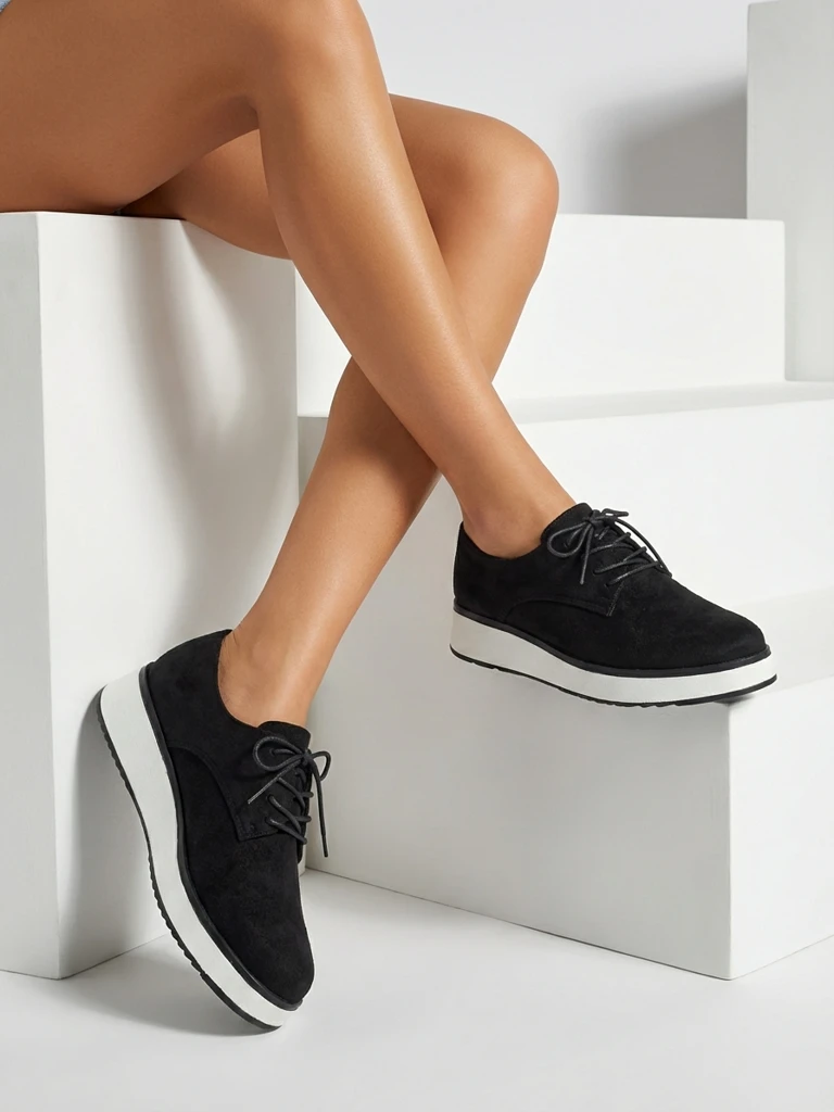 Royalfashion Женские полусапоги на шнуровке Gori