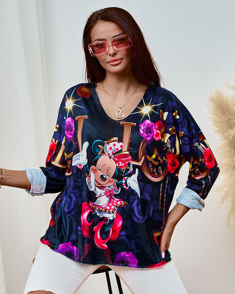 Женская блузка с принтом Royalfashion