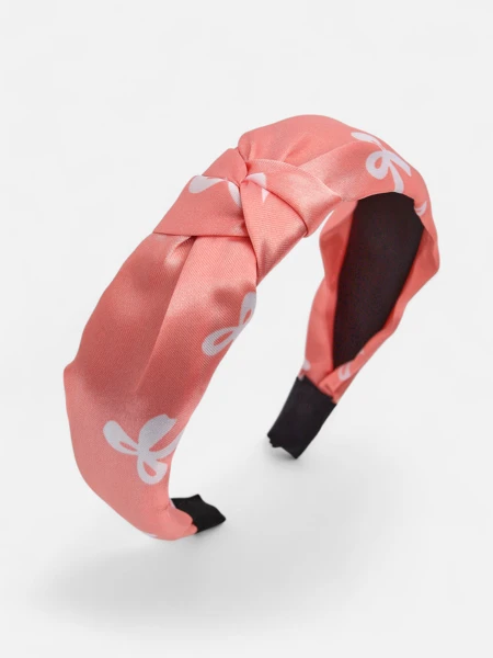 Royalfashion Opaska – satyna, plecionka i ten print, no cudo!