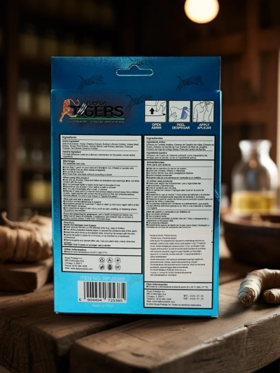 Pleistrai nuo venų varikozės su augaliniais ingredientais, 10 vnt.