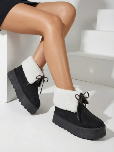 Royalfashion Moteriški balti batai su pamušalu WDeno