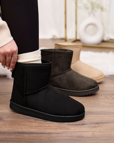 Royalfashion Moteriški a'la sniego batai juodos spalvos Regodo