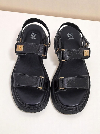 Royalfashion moteriškos sandalės ant storesnio pado Aganda