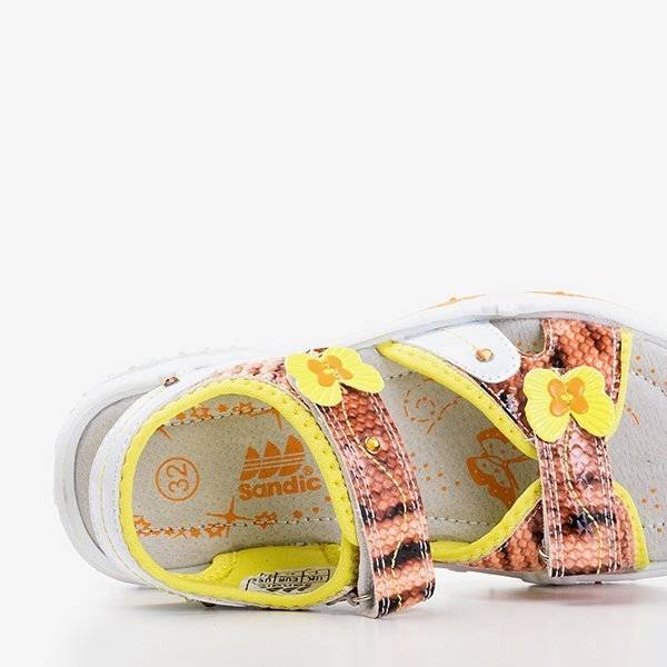 Детские сандалии Jamie Orange и Yellow - Обувь