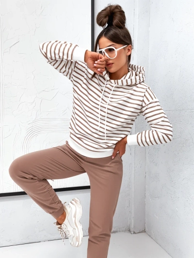Royalfashion Женский полосатый спортивный костюм