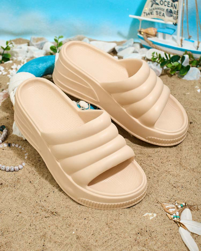 Royalfashion Женские резиновые шлепанцы Kooli