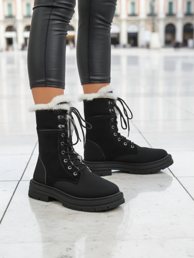 Женские ankle boots Royalfashion с мехом Nasaha
