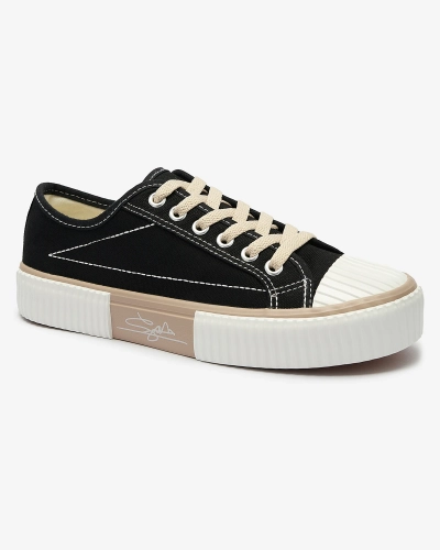 Juodi moteriški suvarstomi sportbačiai Gerity - Avalynė