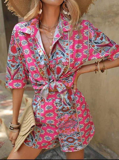 Royalfashion Узорчатый женский комплект