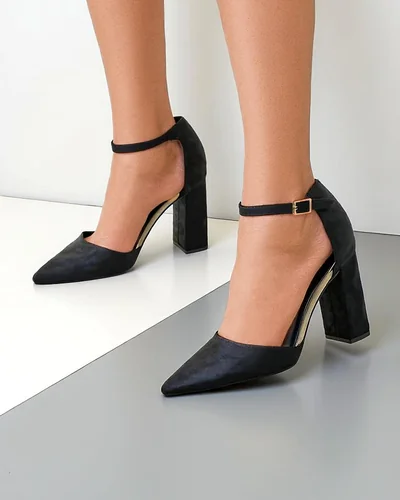 Royalfashion moteriški ekologiško zomšos kulniukai Calde