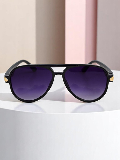 Royalfashion Akiniai nuo saulės su dekoratyvinėmis auselių detalėmis Shadow Aviator