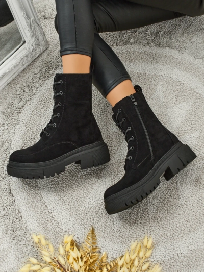 Eko zomšos moteriški aulinukai-batai Velisse