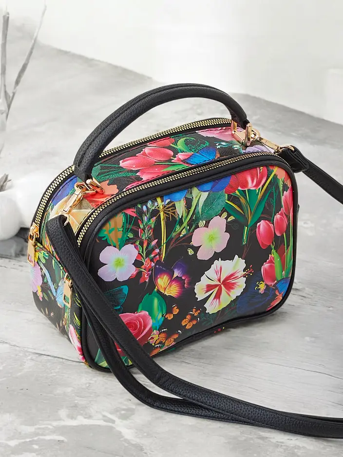 Royalfashion Женская сумка-тип чемодан с цветочным узором