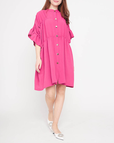 Moteriška violetinė suknelė iki kelių - Drabužiai