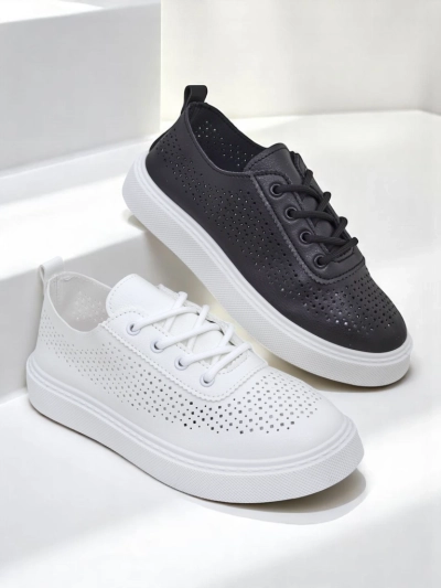 Royalfashion Женские ажурные спортивные туфли на шнуровке Adette