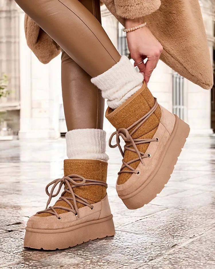 "Royalfashion" Moteriški suvarstomi "Filori" sniego batai