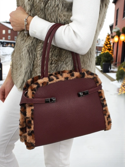 Maža moteriška eko odos rankinė su pantera Panthory