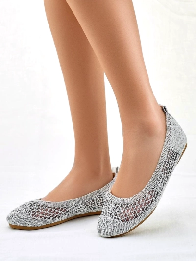 Женские перфорированные балетки Royalfashion Annete