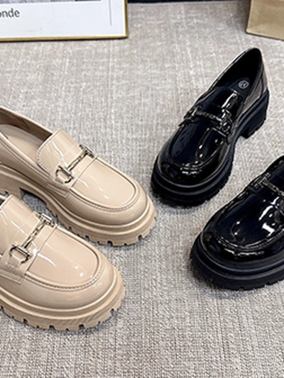 Royalfashion Женские лаковые мокасины Adelio