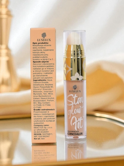 Luxelux Aurelia Waterproof Concealer 10ml – korektor kryjący, nawilżający