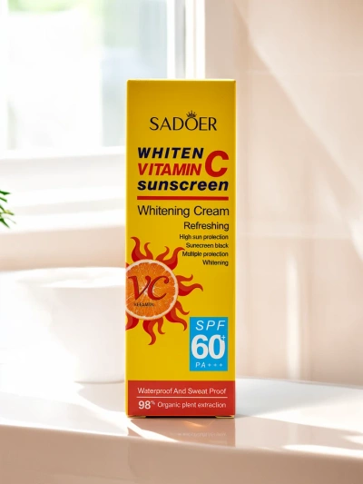 Sadoer saulės kremas su vitaminu C 60 SPF 150ml