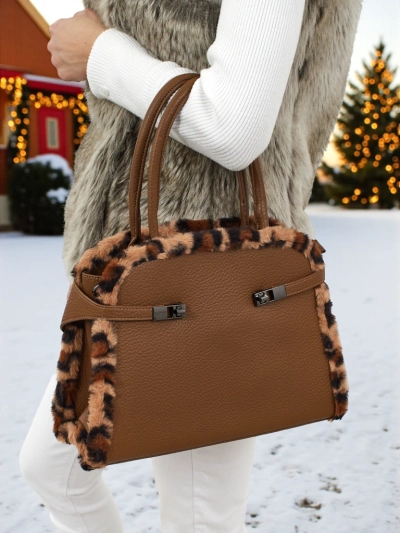 Maža moteriška eko odos rankinė su pantera Panthory