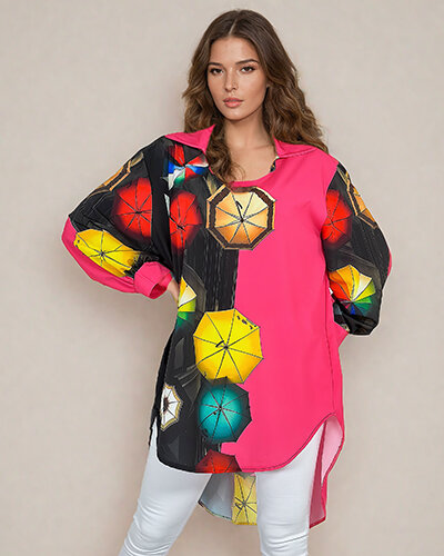 Royalfashion Женская туника с принтом