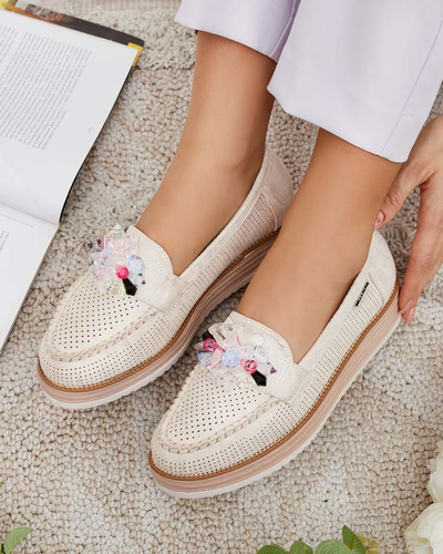 Royalfashion Mokasinai su spalvotais akmenimis Restea