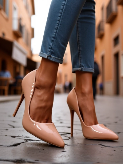 Royalfashion Женские классические остроносые туфли Dofenis