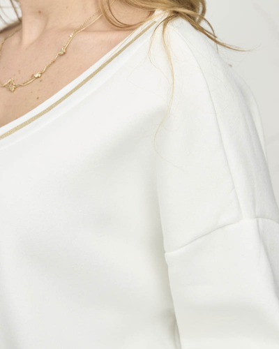 Balti moteriški apšiltinti džemperiai - Apranga