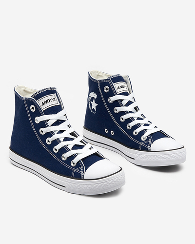 Moteriški tamsiai mėlyni Garet sportbačiai - Avalynė