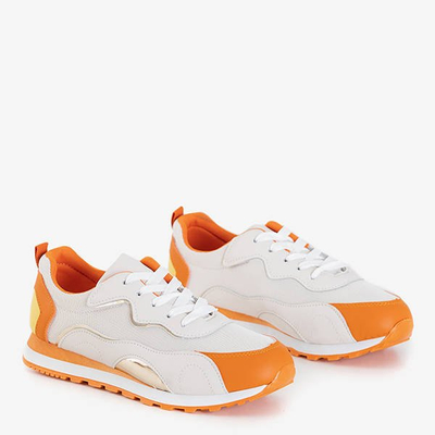 Pomarańczowo-beżowe buty sportowe Mavena - Obuwie