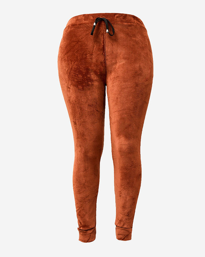 Royalfashion Женские утепленные треники с пипингом